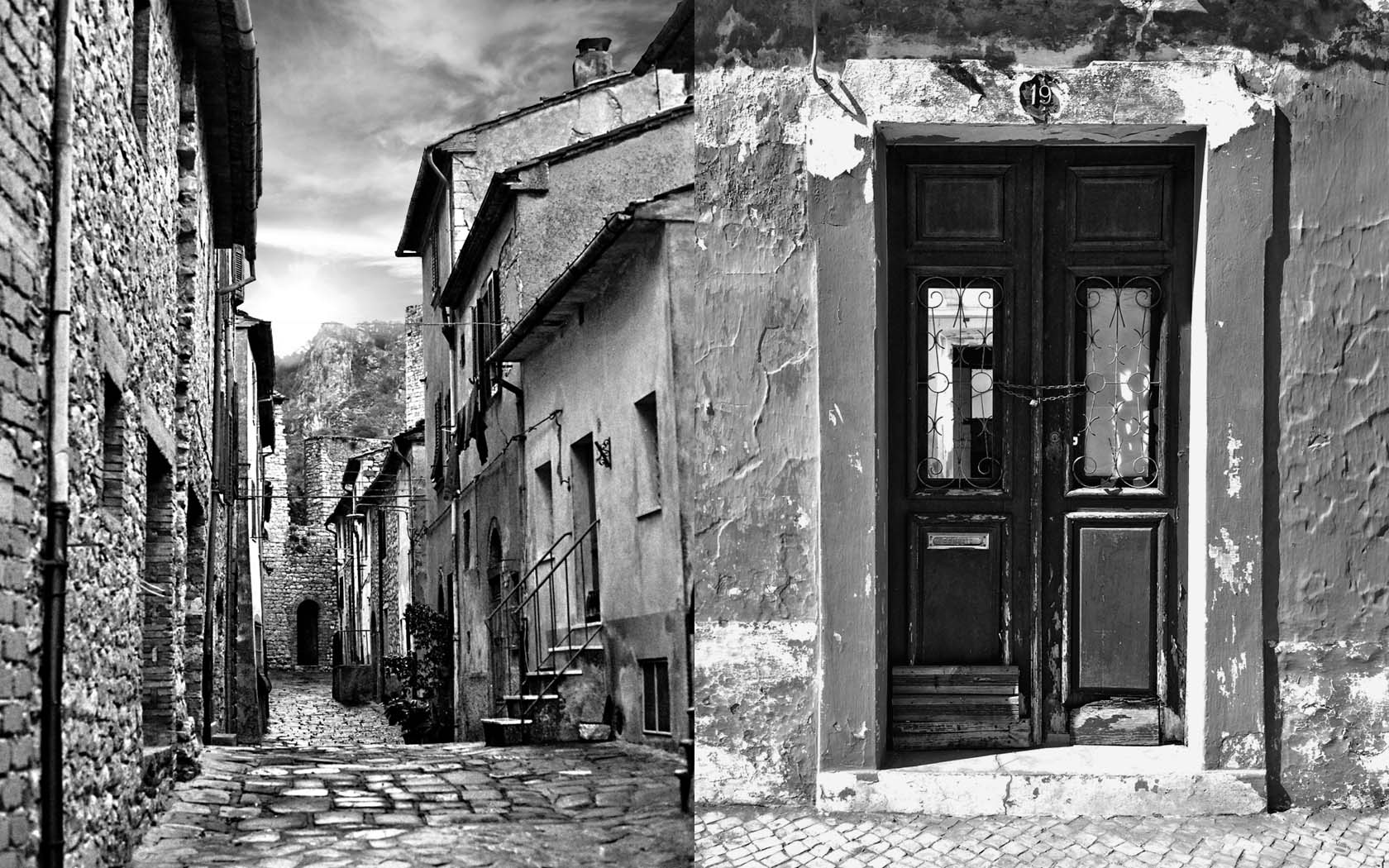 Foto Gasse Dorf Italien